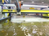 Plazmavágó berendezés - rozsdamentes vastaglemez hűtése