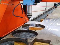 Előfúrás - plazmavágáshoz