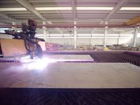 Plazmavágás - durvalemezek méretre vágása