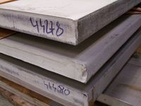 Rozsdamentes vastaglemezek - raktárkészlet