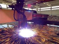 Plazmavágás - rozsdamentes karimák vágása