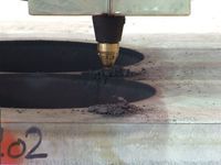 Plazmavágó berendezés - rozsdamentes vastaglemez vágása